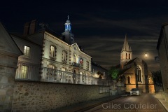 JOUY-LE-MOUTIER Eglise + Mairie - Infographie - Gilles Coutelier