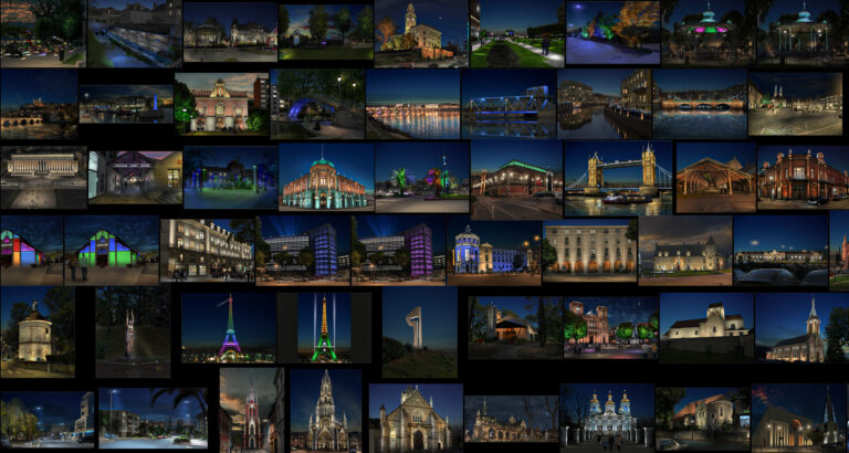 25 ans de simulation d'éclairage architectural et urbain en infographies 2D/3D