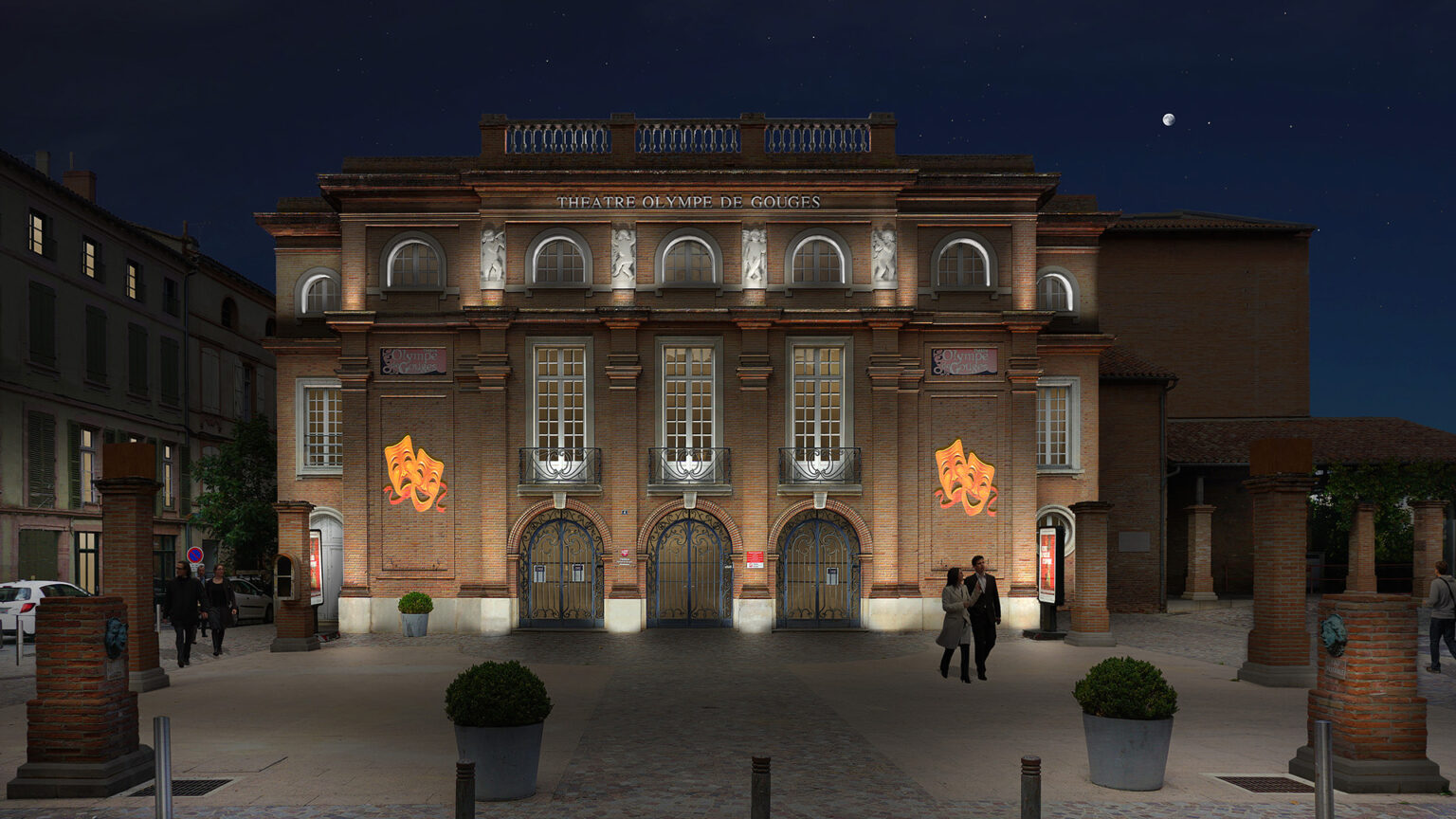 Infographie - Montauban - Théâtre de Gourges - Gilles Coutelier