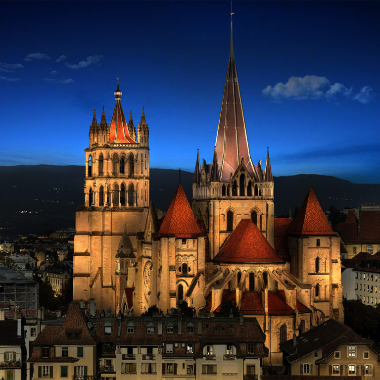Infographie - Cathédrale - Lausanne - Gilles Coutelier