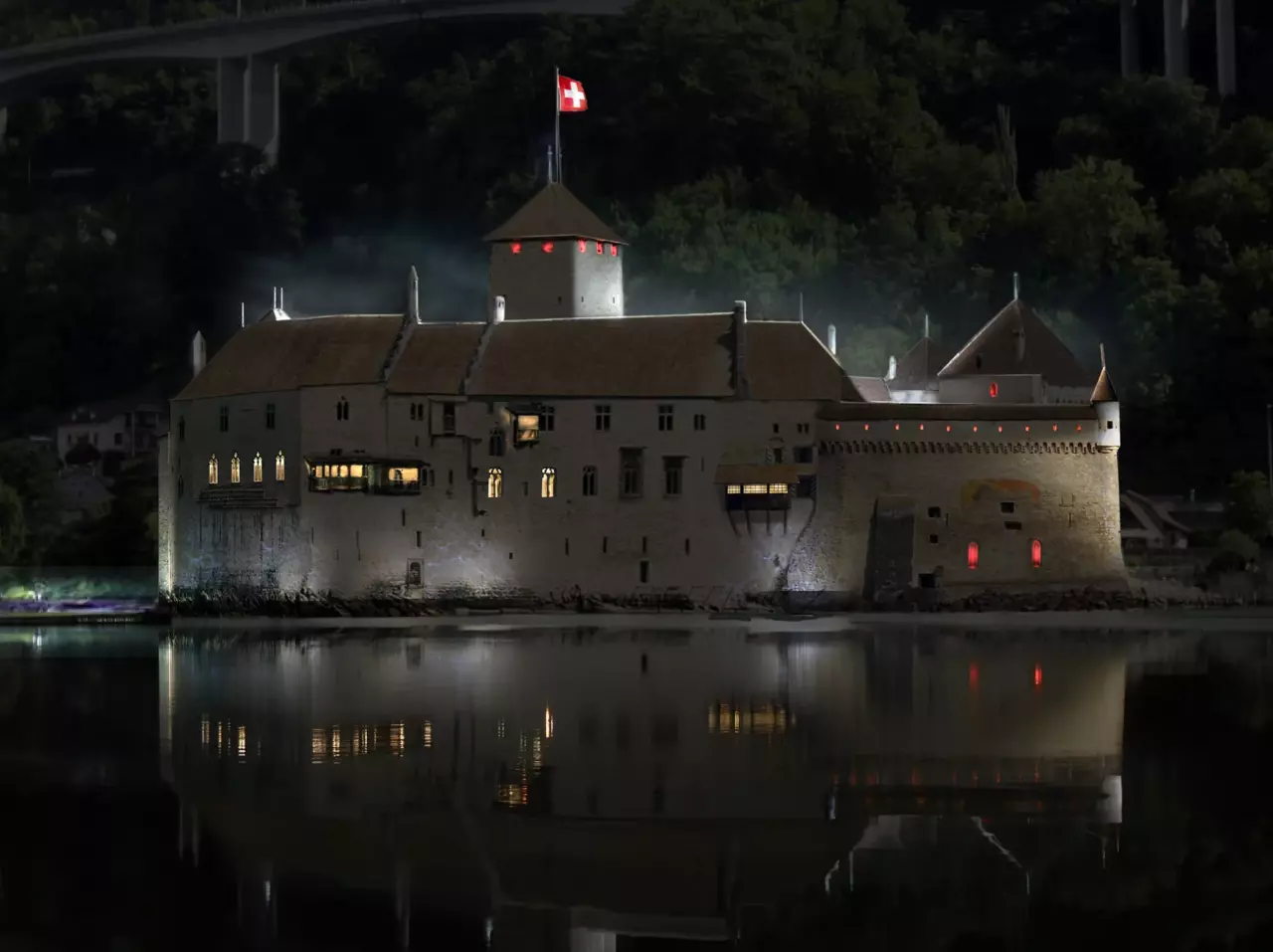 Simulation d'eclairage-Chateau Chillon
